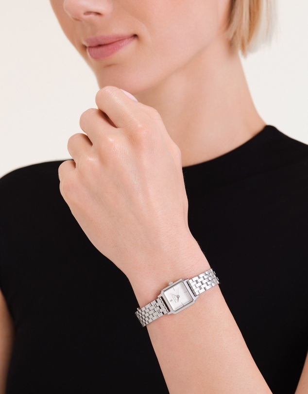 Rosefield - The Boxelle 24.5mm Silver-Tone Bracelet Watch