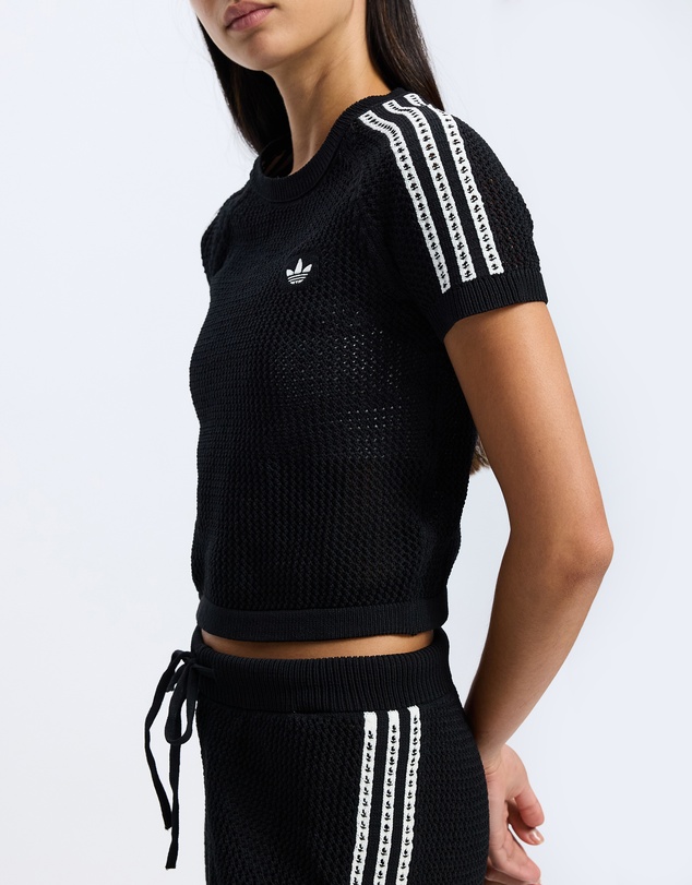 adidas Originals - Knitted Crochet Cali Tee