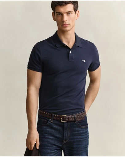 Gant - Slim Fit Shield Piqué Polo Shirt