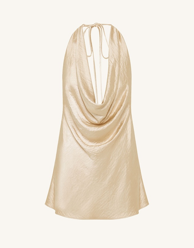 Shona Joy - Andie Low Cowl Mini Dress