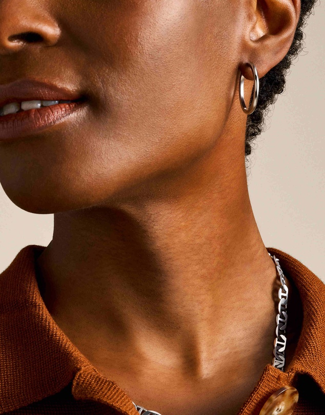 Fossil - Ellis Silver Tone Earring
