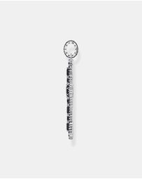 THOMAS SABO - Blackened cross pendant with zirconia