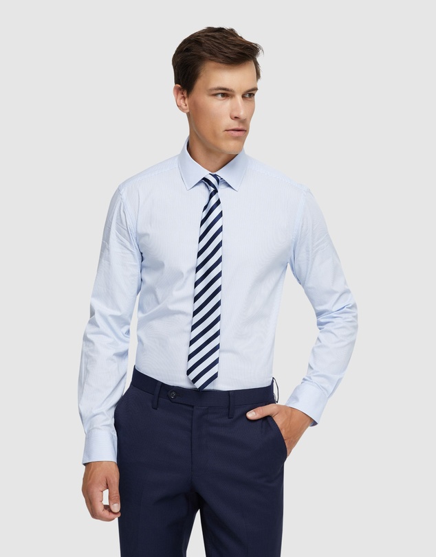 Oxford - Beckton Cotton Striped Shirt