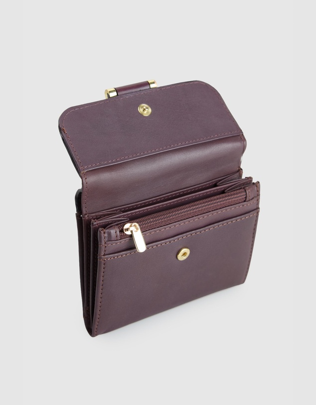Evity - RFID Iris Leather Small Wallet