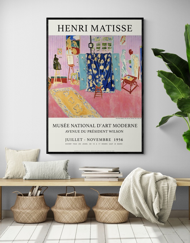 Inka Arthouse - The Pink Studio by Henri Matisse Art Print