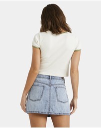 Billabong - Womens Frankie Denim Mini Skirt