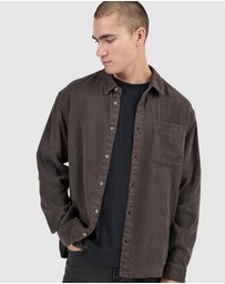 Rolla's - Heavy Weave Long Sleeve - Dark Brown