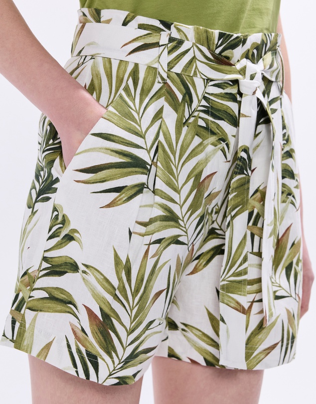 Marcs - Leaf The City Linen Shorts