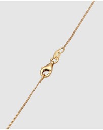 Elli Jewelry - Necklace Crystal Drop 925 Sterling Silver Gold-Plated