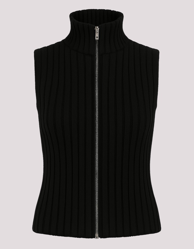 Style Addict - Riley Knit Zip Vest