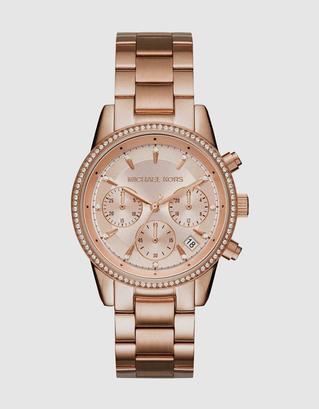 Michael Kors - Bryant Rose Gold Tone Tone Chronograph Watch