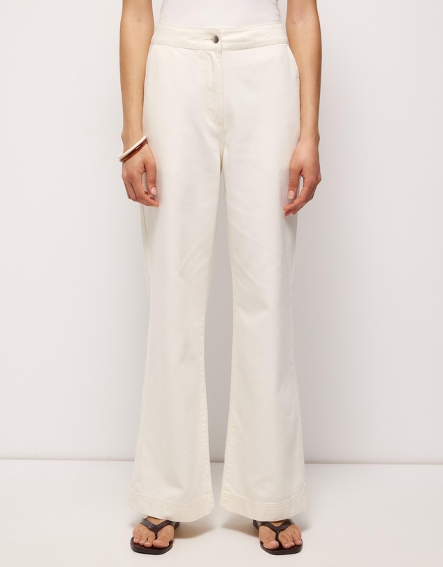 AERE - Joni Wide Leg Denim Pants
