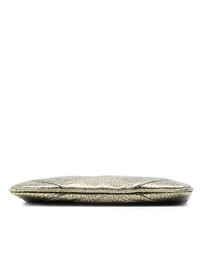 Pre-Loved by Azura Reborn - Pre-Loved Metallic Grained Leather Wristlet Clutch