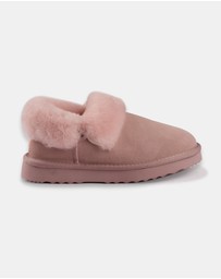 AusWooli Ugg Boots - Coogee Sheepskin Wool Ankle Slippers