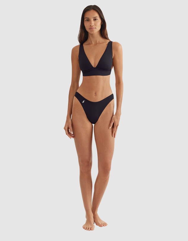 Polo Ralph Lauren - Signature Solids Scoop Waist High Leg Bikini Bottom