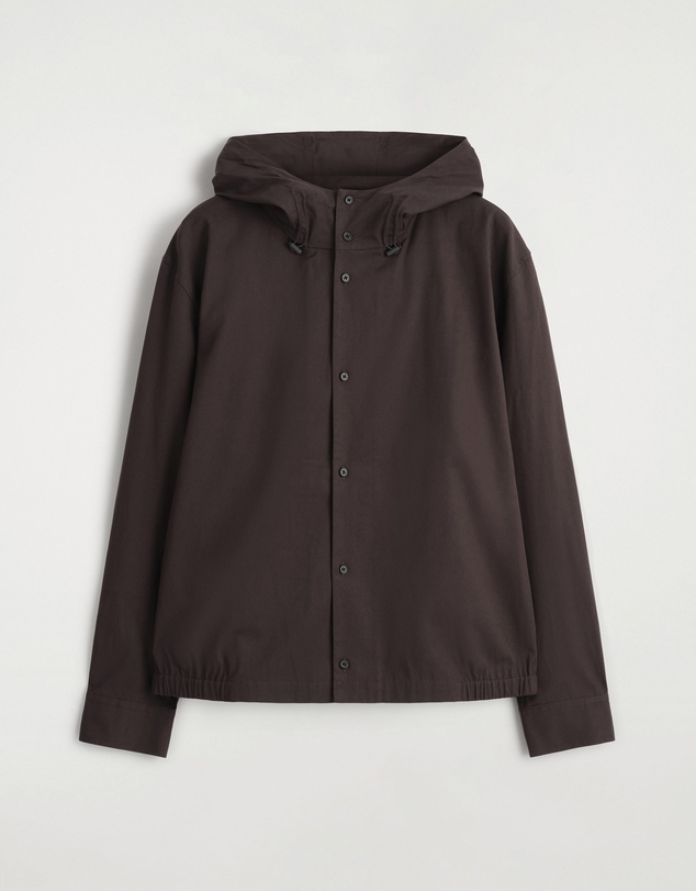 COS - Hooded Cotton Shirt