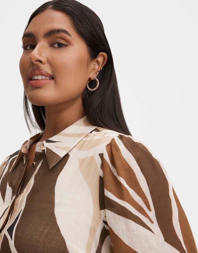 Forever New Curve - Davina Curve Long Sleeves Blouse
