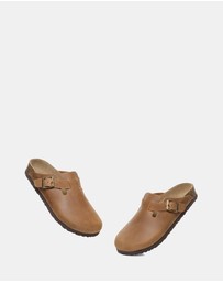 EVERAU - EverAU Ugg Brooklyn Cow Leather Upper Loafer Oxfords Flats