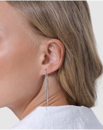 Elli Jewelry - Earring Hanger Chain Look 925 Sterling Silver
