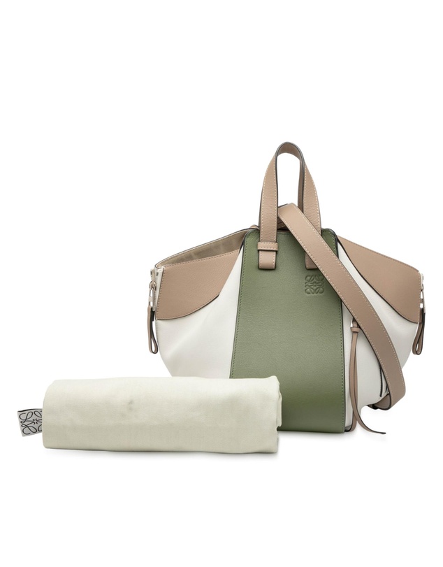 Pre-Loved by Azura Reborn - Pre-Loved Small Tricolor Soft Grained Calfskin Hammock Bag
