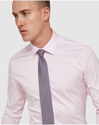 Oxford - Pink Stretch Travel Shirt