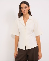 Calli - Kerr Tailored Tie Back Shirt