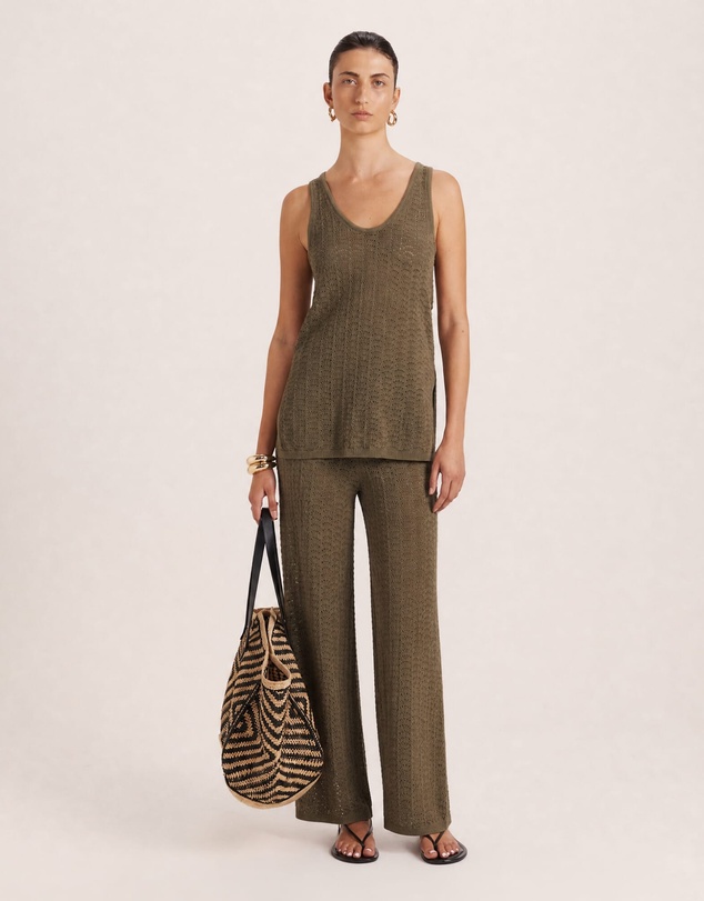 SABA - Prue Cotton Crochet Pant