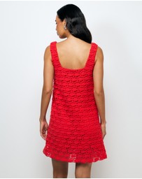 AERE - Veya Crochet Mini Dress