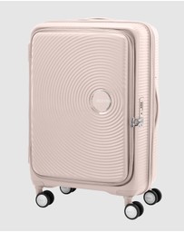American Tourister - Curio Book Opening Medium Suitcase Expandable (68Cm)