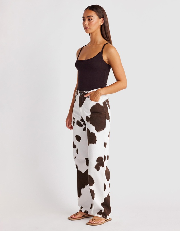 SNDYS - Becks Cowhide Jeans