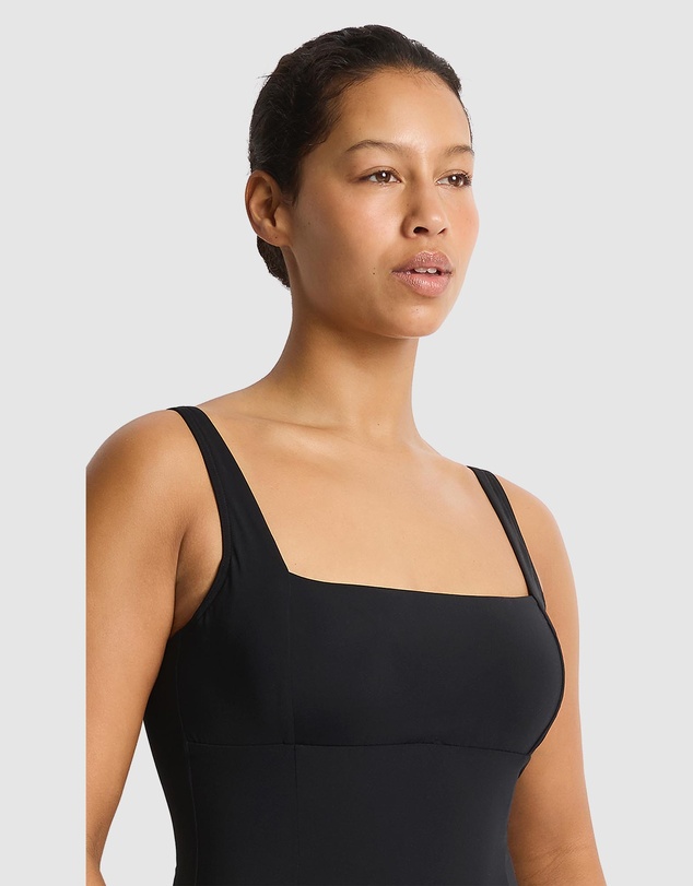 Sea Level Australia - Essentials Edit Square Neck Panelled Underwire One Piece