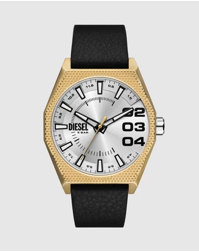 Diesel - Scraper Black Analogue Watch