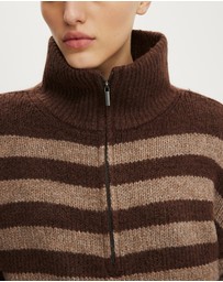 Cotton On - Luxe Funnel Zip Pullover