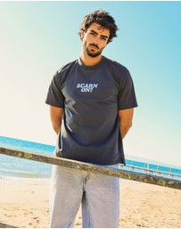 Skwosh - Scarn On? Slang Tee in Black