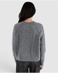 rag & bone - Liz Beaded Crewneck Sweater