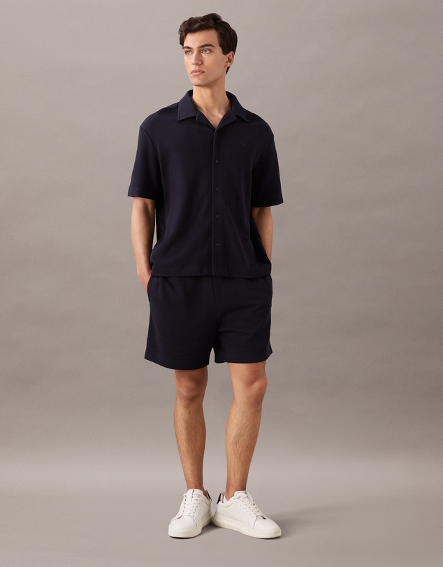 Calvin Klein Jeans - Waffle Knit Camp Shirt