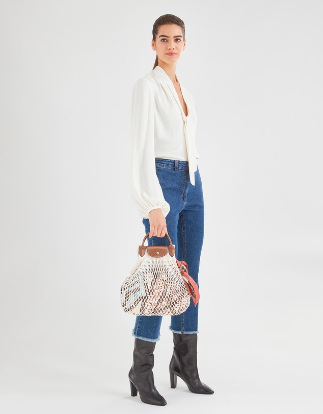 Longchamp - Le Pliage Filet Mesh Tote Bag - Large