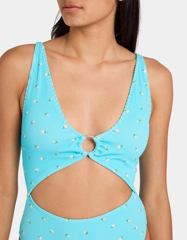 RVCA - Womens Rose Bud One Piece Swimsuit