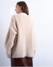TOPSHOP - Knitted Premium Alpaca Cardigan