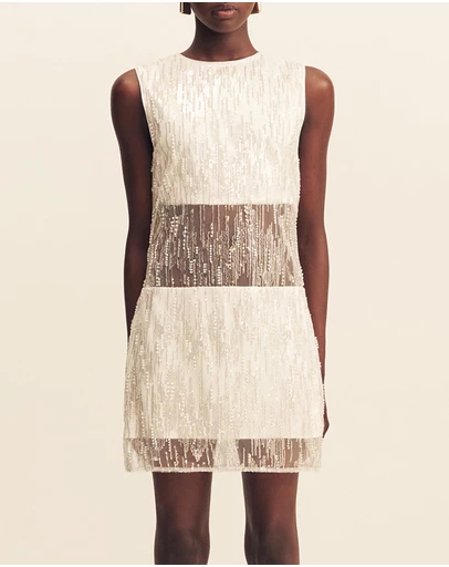 Shona Joy - Viva Round Neck Mini Dress