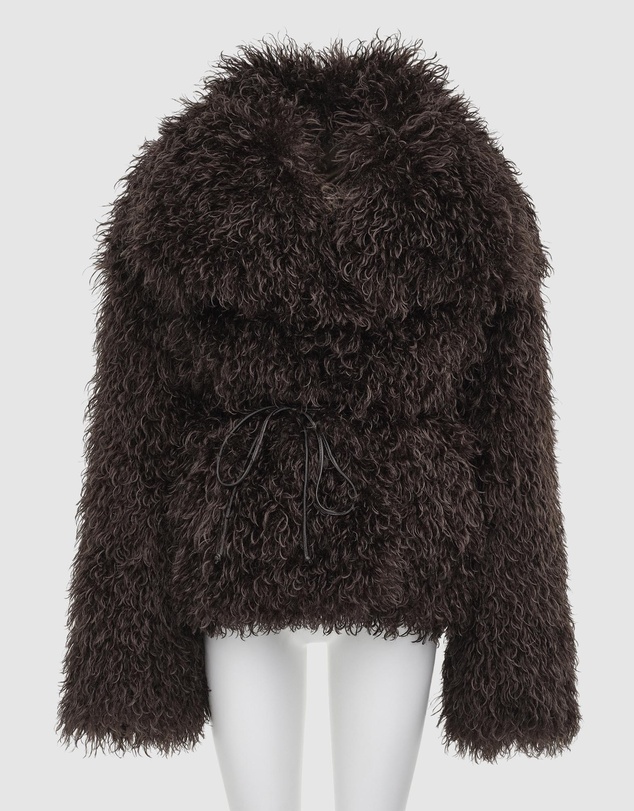 Source Unknown - Hathi Belted Faux-Fur Jacket