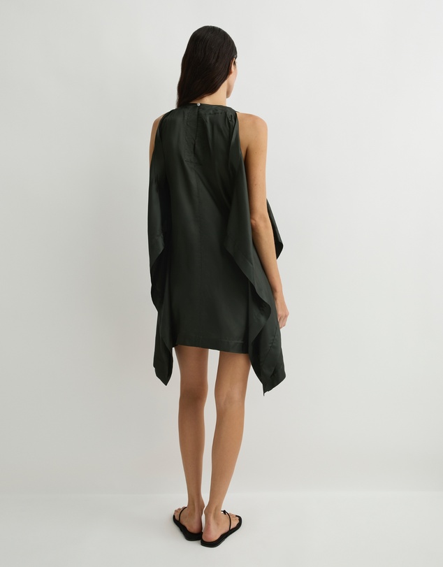 BONDI BORN - Como Waterfall Mini Dress - Forest