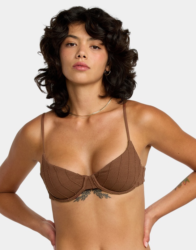 RVCA - Womens Chevy Grooves 90S Underwire Bikini Top