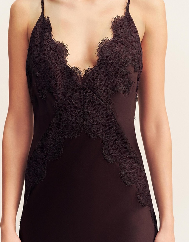 Shona Joy - Simona Lace Slip Maxi Dress