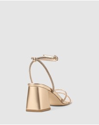 Verali - Strawberry Block Heel Sandals