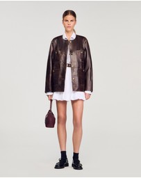 Sandro - Jerem Leather Jacket