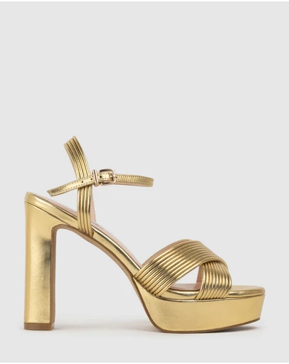 Edward Meller - SORROW110 Tubed Crossover Platform Sandal