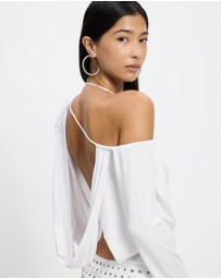 Jaded London - Draped Mini Dress With Stud Skirt