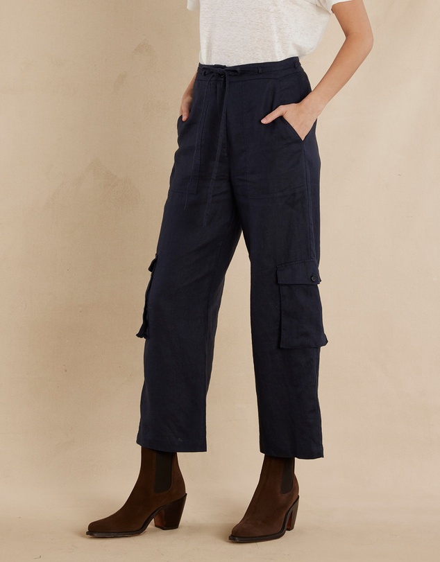 Amelius - Ciel Linen Cargo Pant