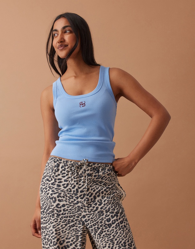 Ceres Life - Zoe Contour Rib Scoop Tank